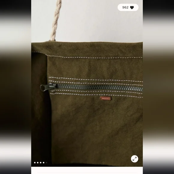 NWT Free People Been There Badge Tote - Picture 4 of 11